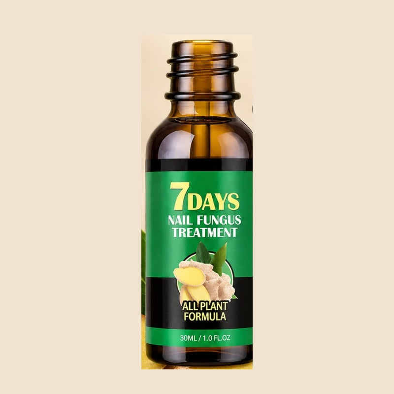 Tónico de jengibre para uñas 7 Days, frasco gotero de 30 ml