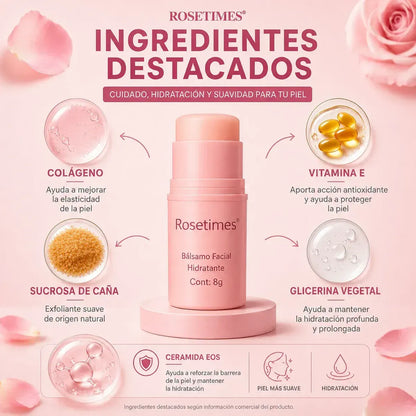 Ingredientes destacados: colágeno, vitamina E, sucrosa de caña, glicerina vegetal y ceramida